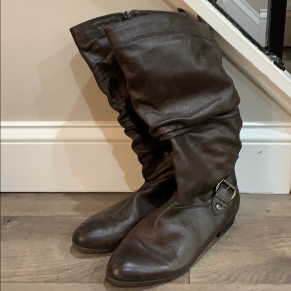Aldo Shoes - Brown Slouchy Boots